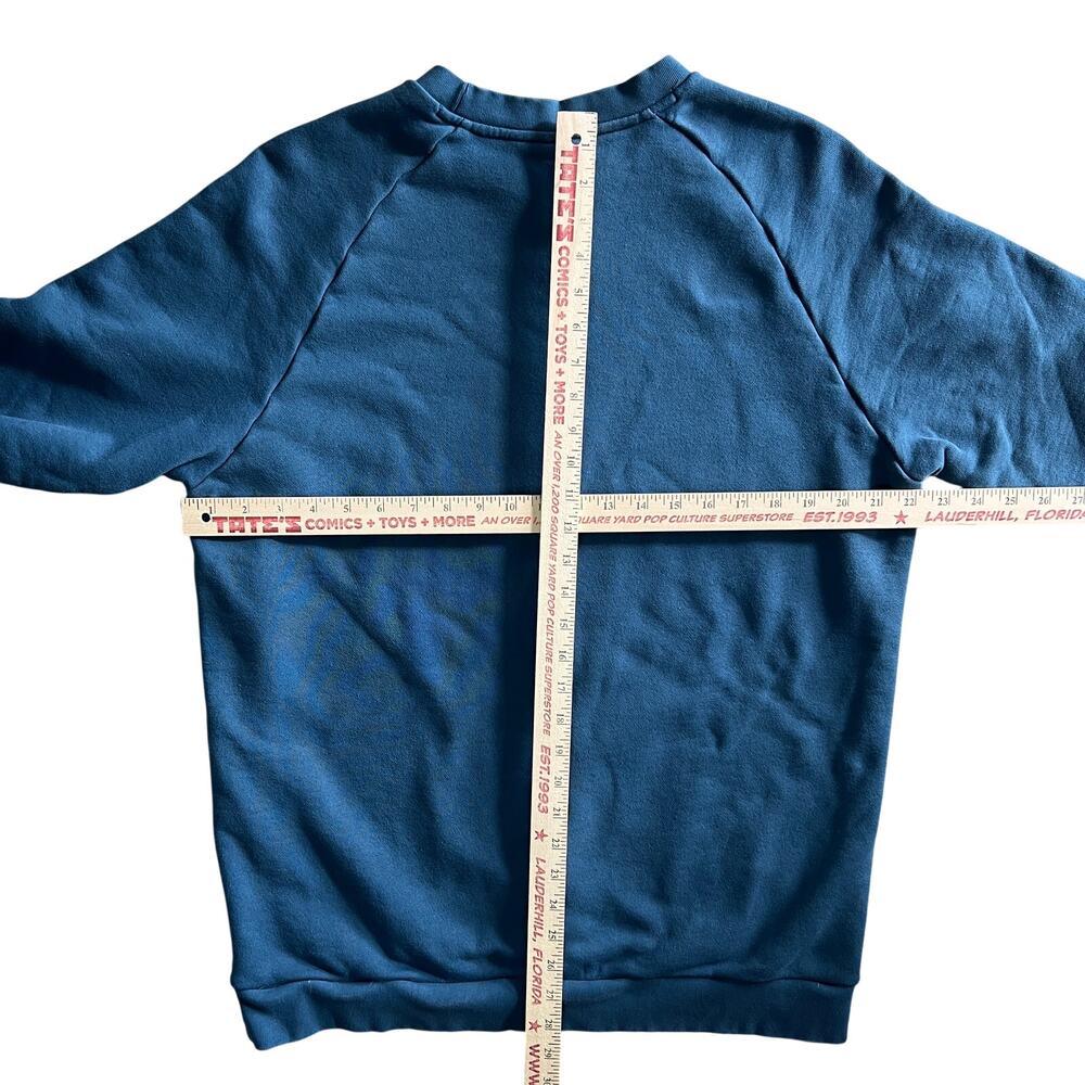 Vintage Adidas Originals Trefoil Sweatshirt Blue Oversized Crewneck Women’s L - Picture 10 of 10
